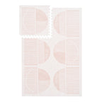 PopsyKosy Boho Cream Pink EVA play mat dual-side reversible pattern display