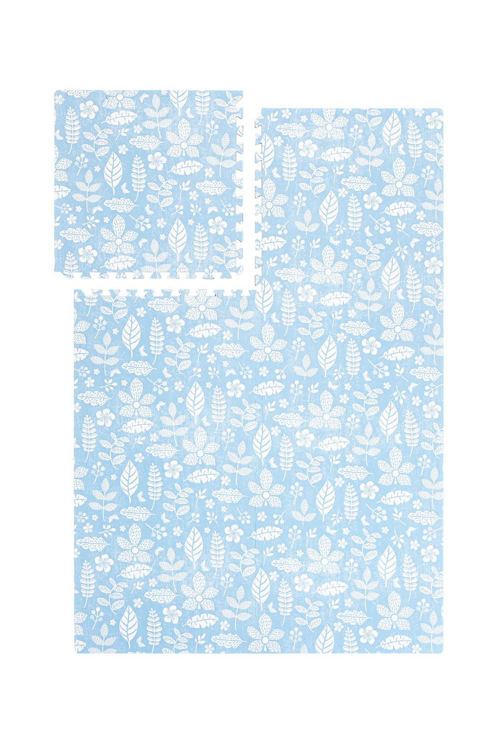 PopsyKosy Tranquil Flower Ocean Blue EVA play mat dual-side reversible pattern display