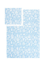 PopsyKosy Tranquil Flower Ocean Blue EVA play mat dual-side reversible pattern display
