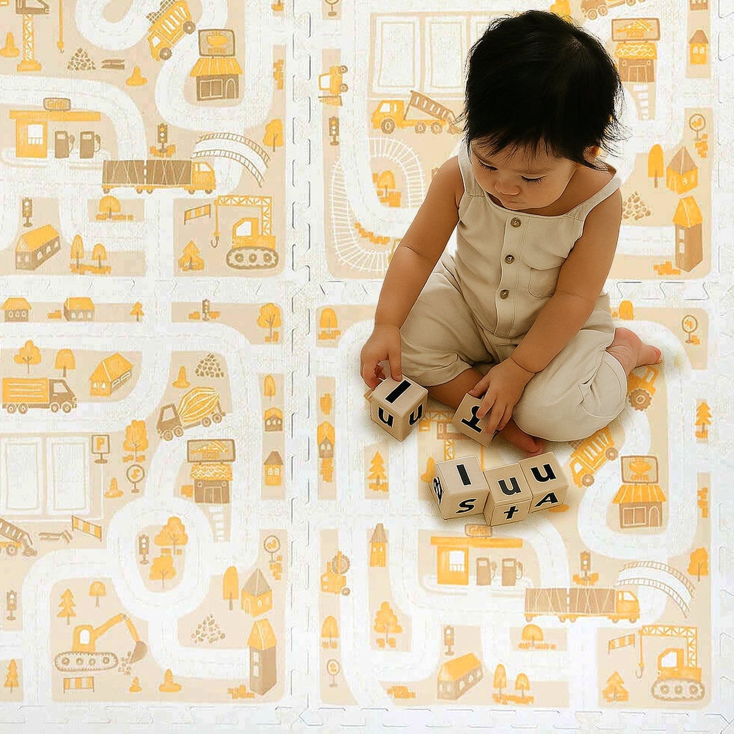 PopsyKosy Little Builders Warm Beige lifestyle - HD